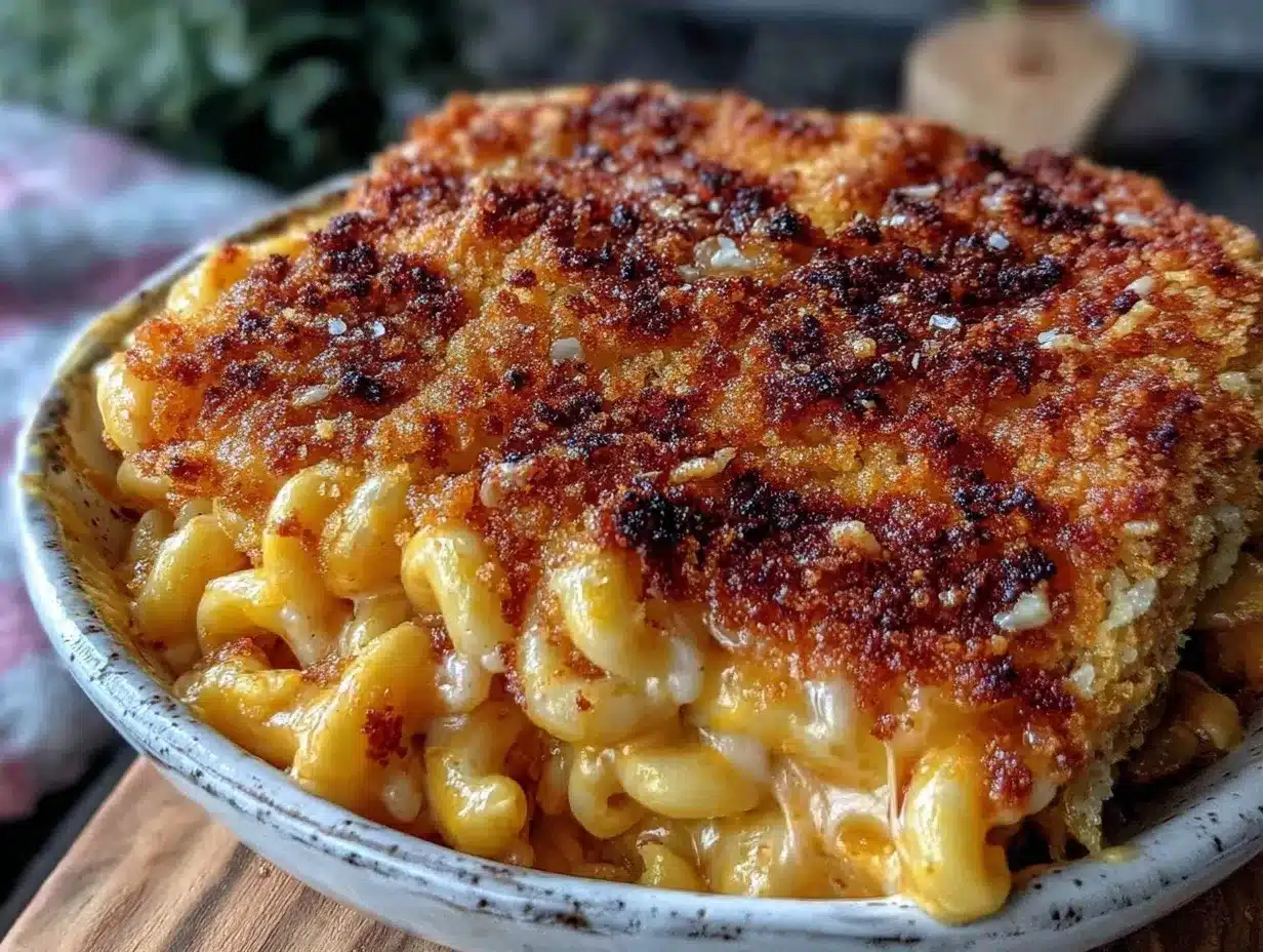 creamy smoked mac and cheese preparation steps