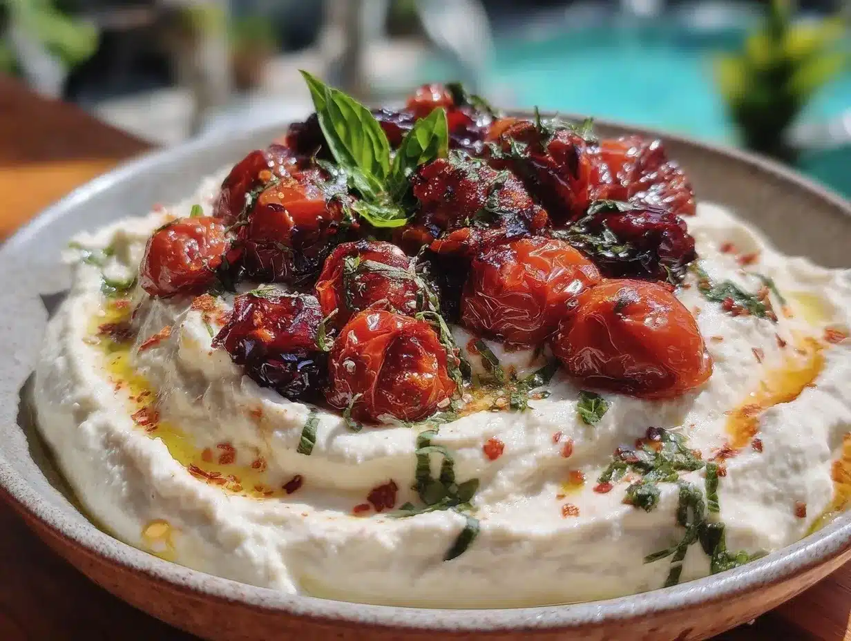 creamy whipped feta dip preparation steps