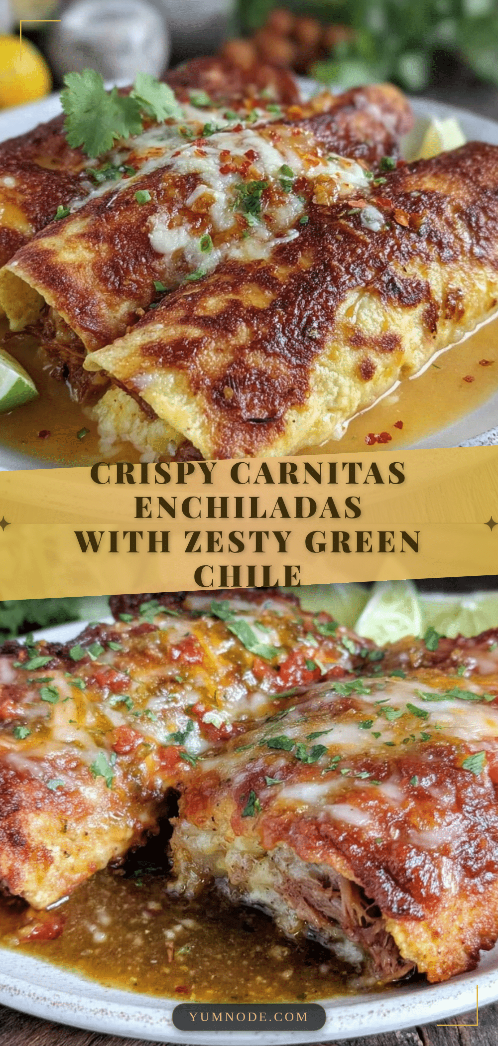 crispy carnitas enchiladas recipe
