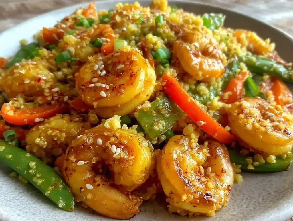 crispy cauliflower rice stir fry - featured image