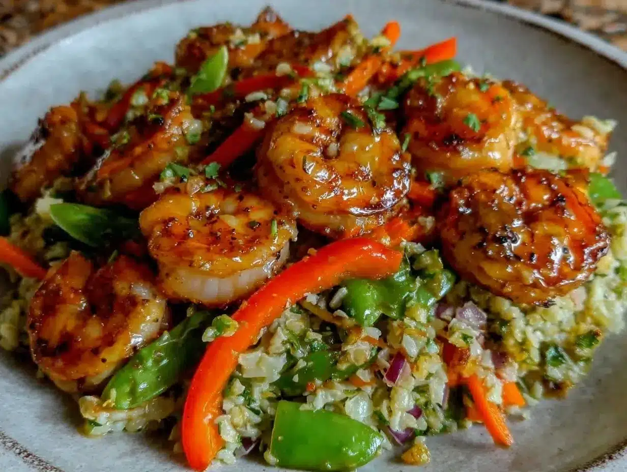 crispy cauliflower rice stir fry preparation steps
