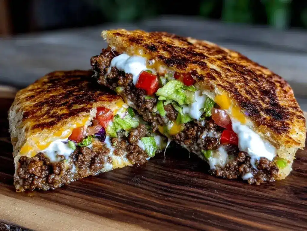 crispy crunchwrap supreme copycat - featured image