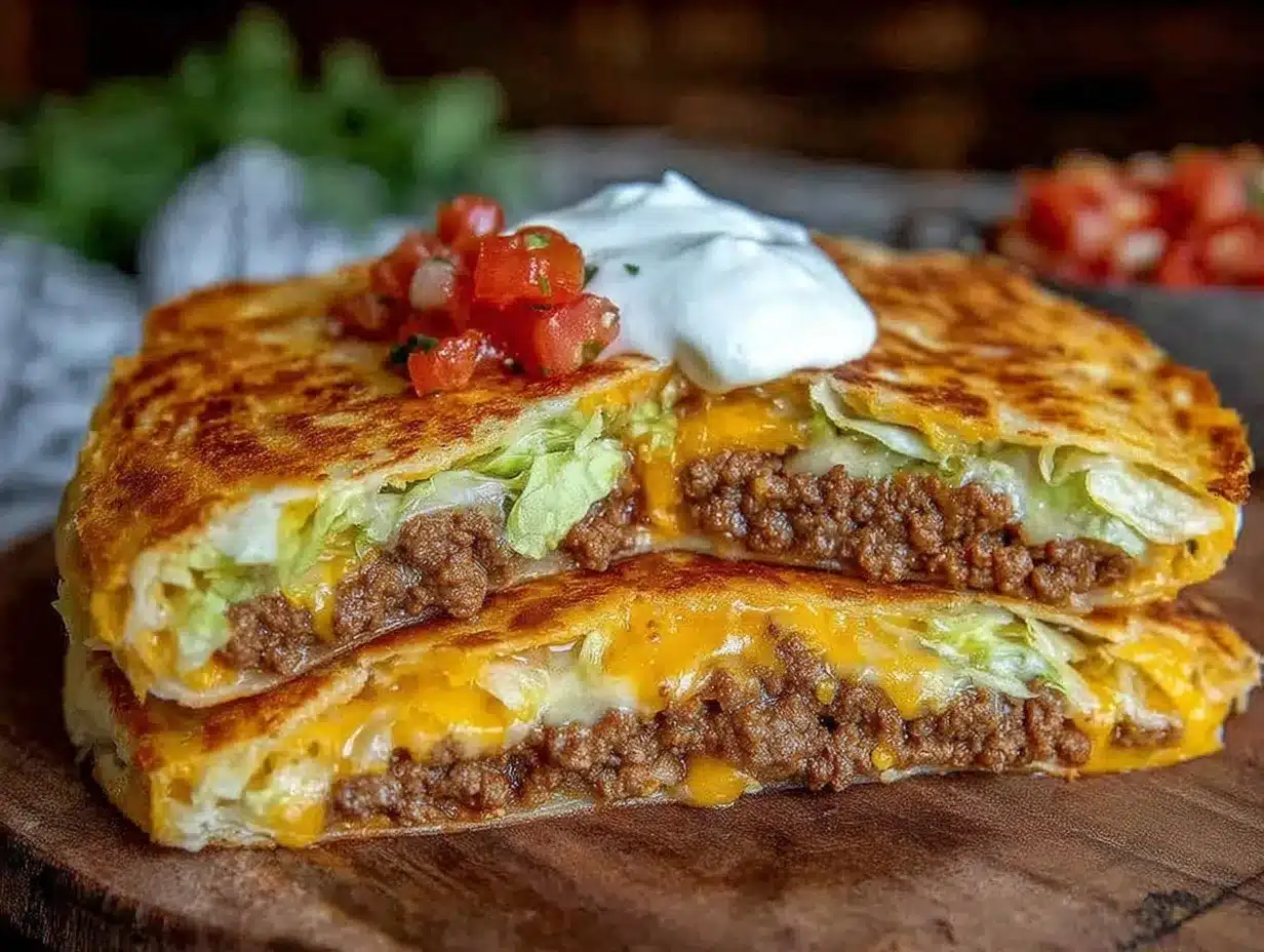 crispy crunchwrap supreme copycat preparation steps