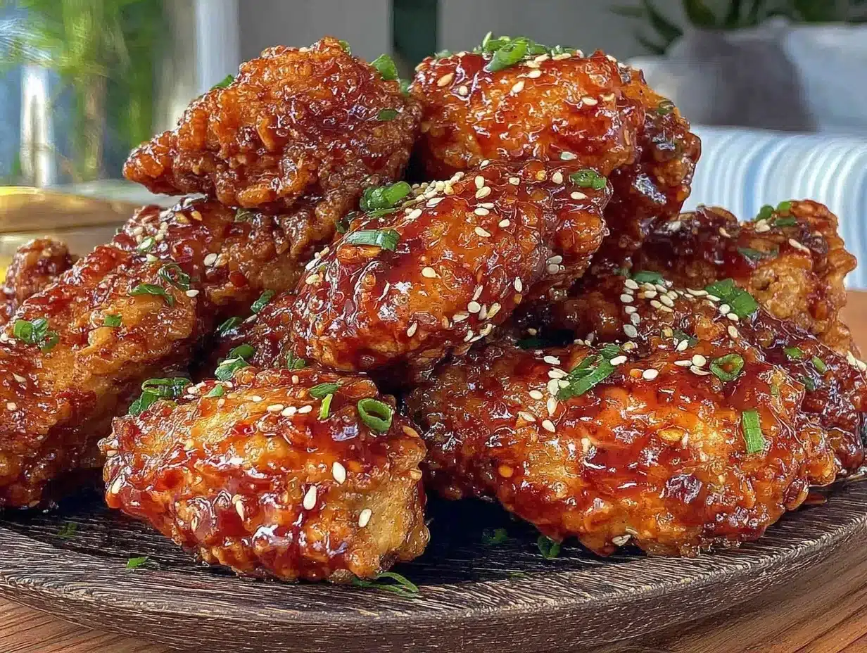 crispy Korean fried chicken preparation steps
