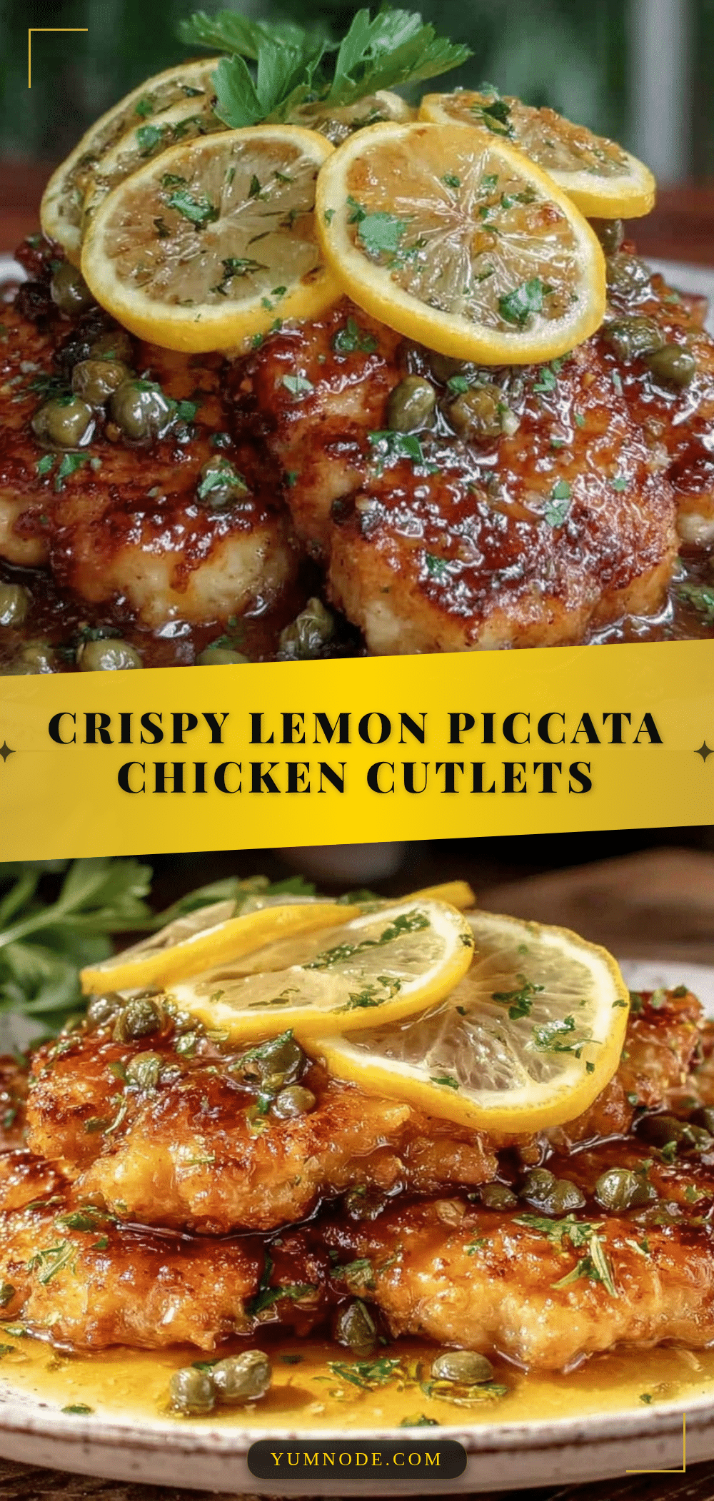 crispy lemon piccata chicken cutlets recipe