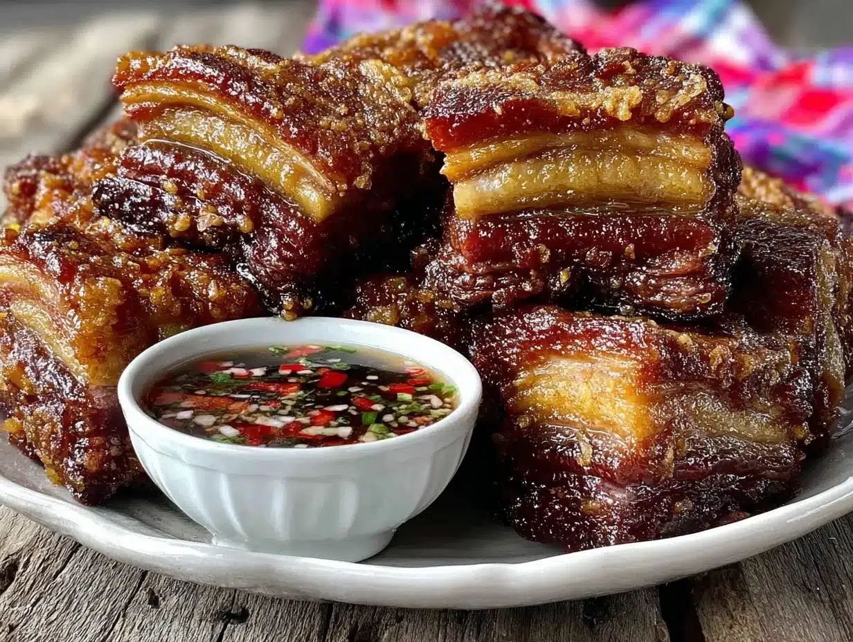 crispy pork belly lechon kawali preparation steps