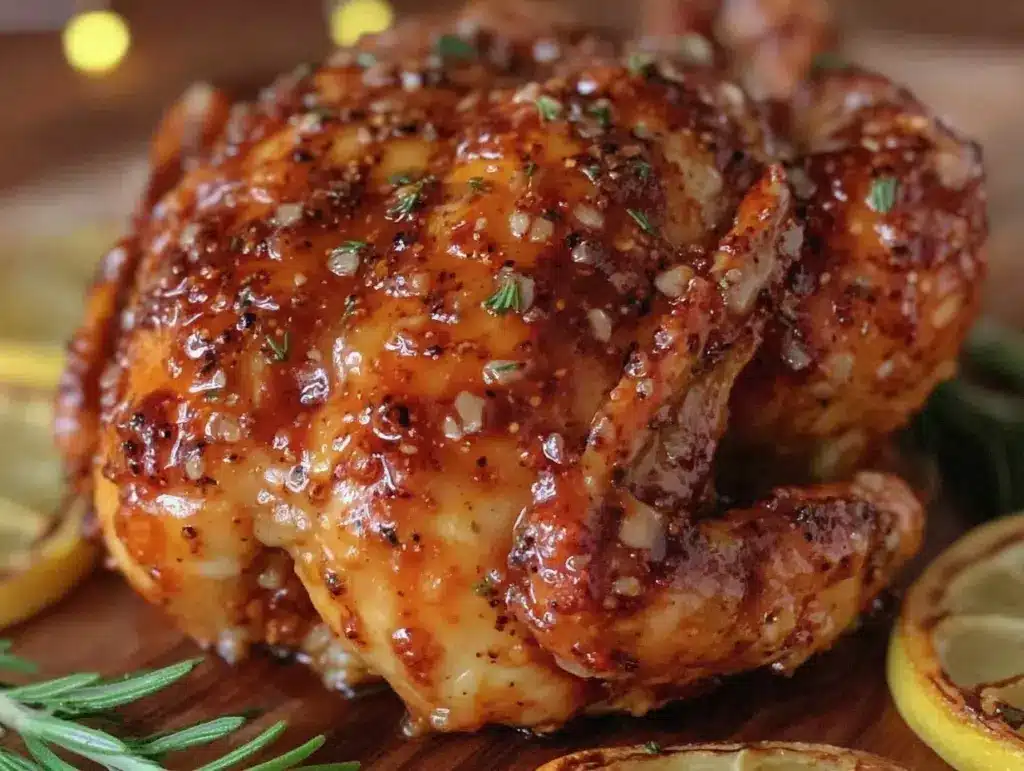 crispy smoky beer can chicken - featured image