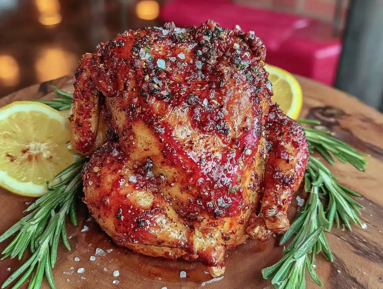 crispy smoky beer can chicken preparation steps
