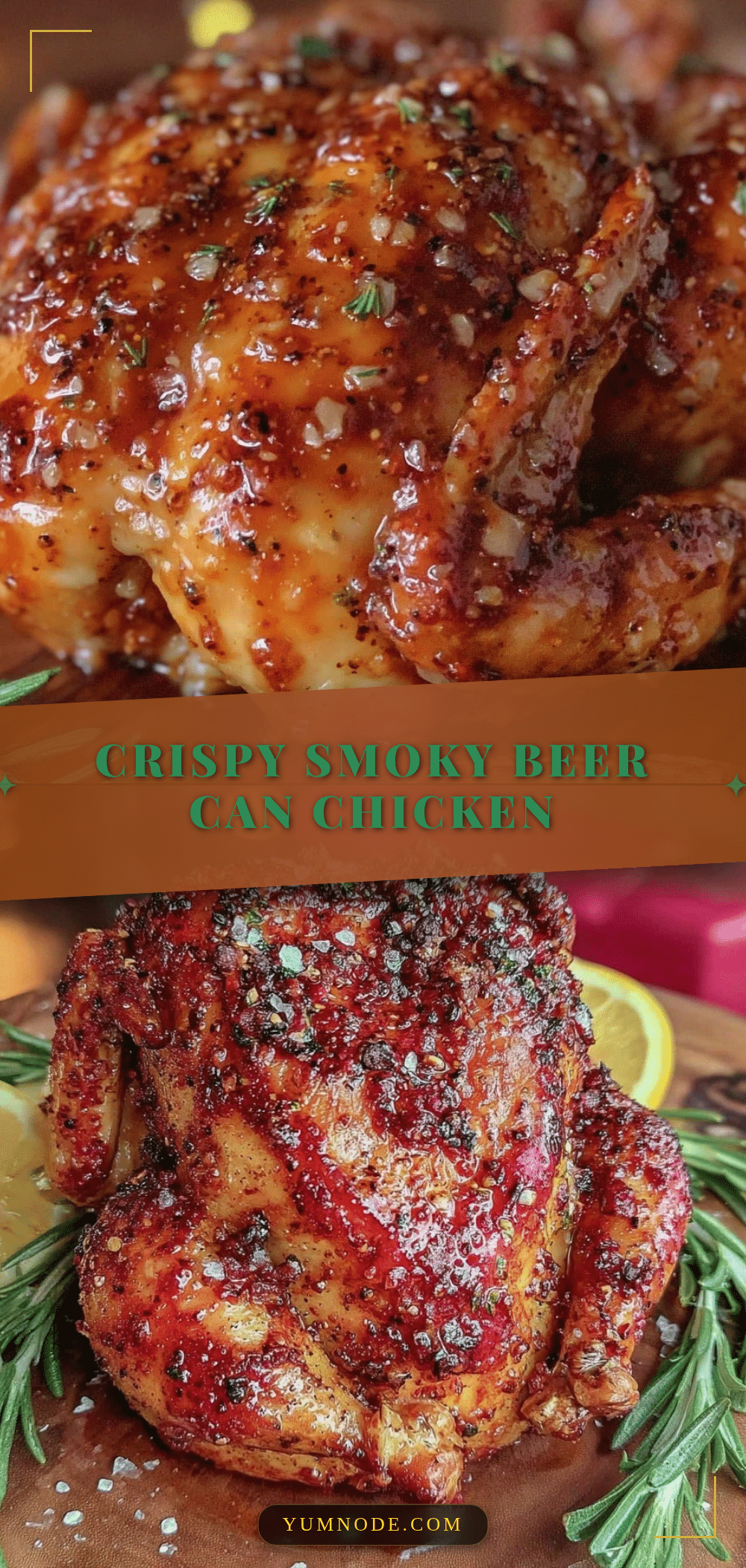 crispy smoky beer can chicken recipe