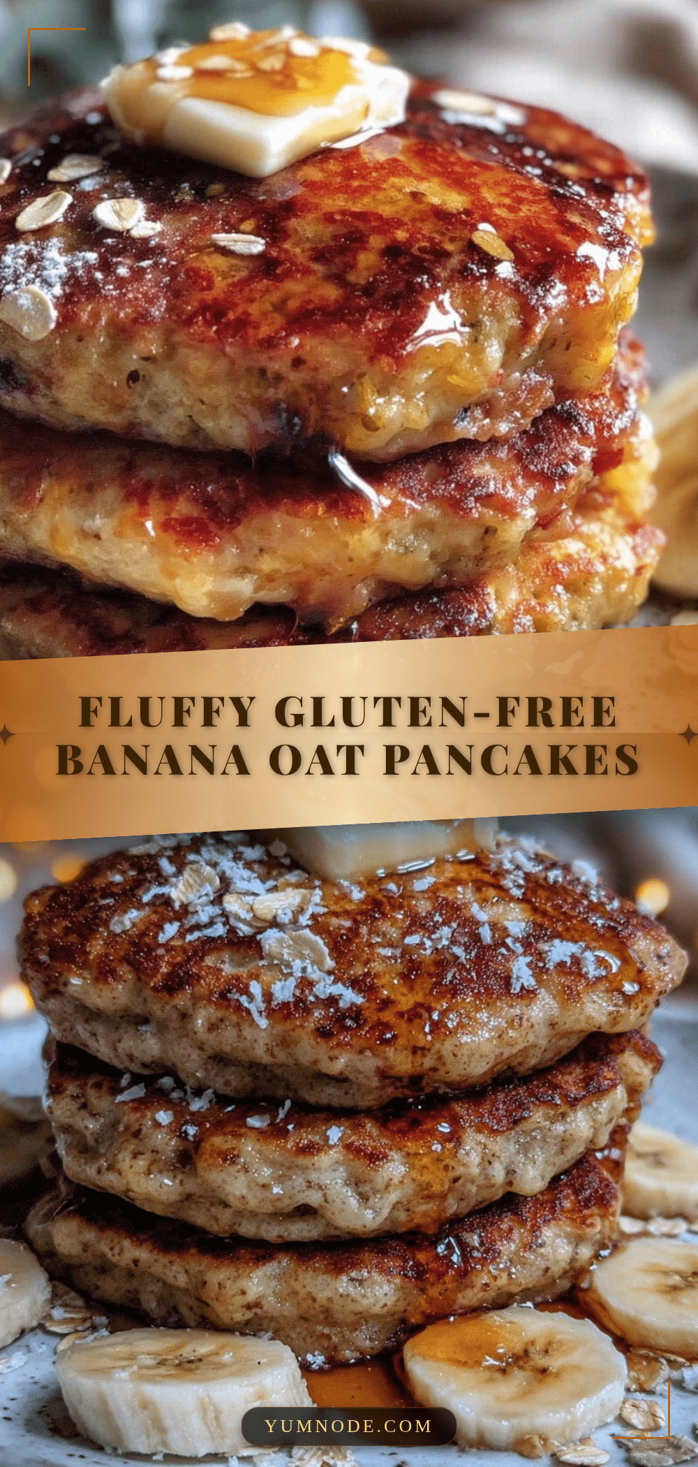 gluten-free banana oat pancakes recipe