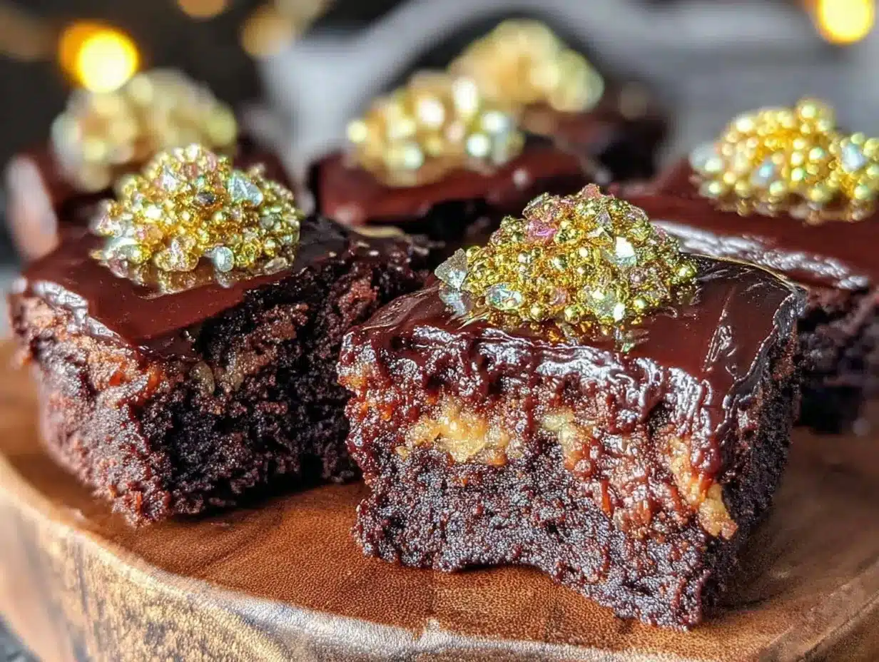 grad cap brownie bites preparation steps