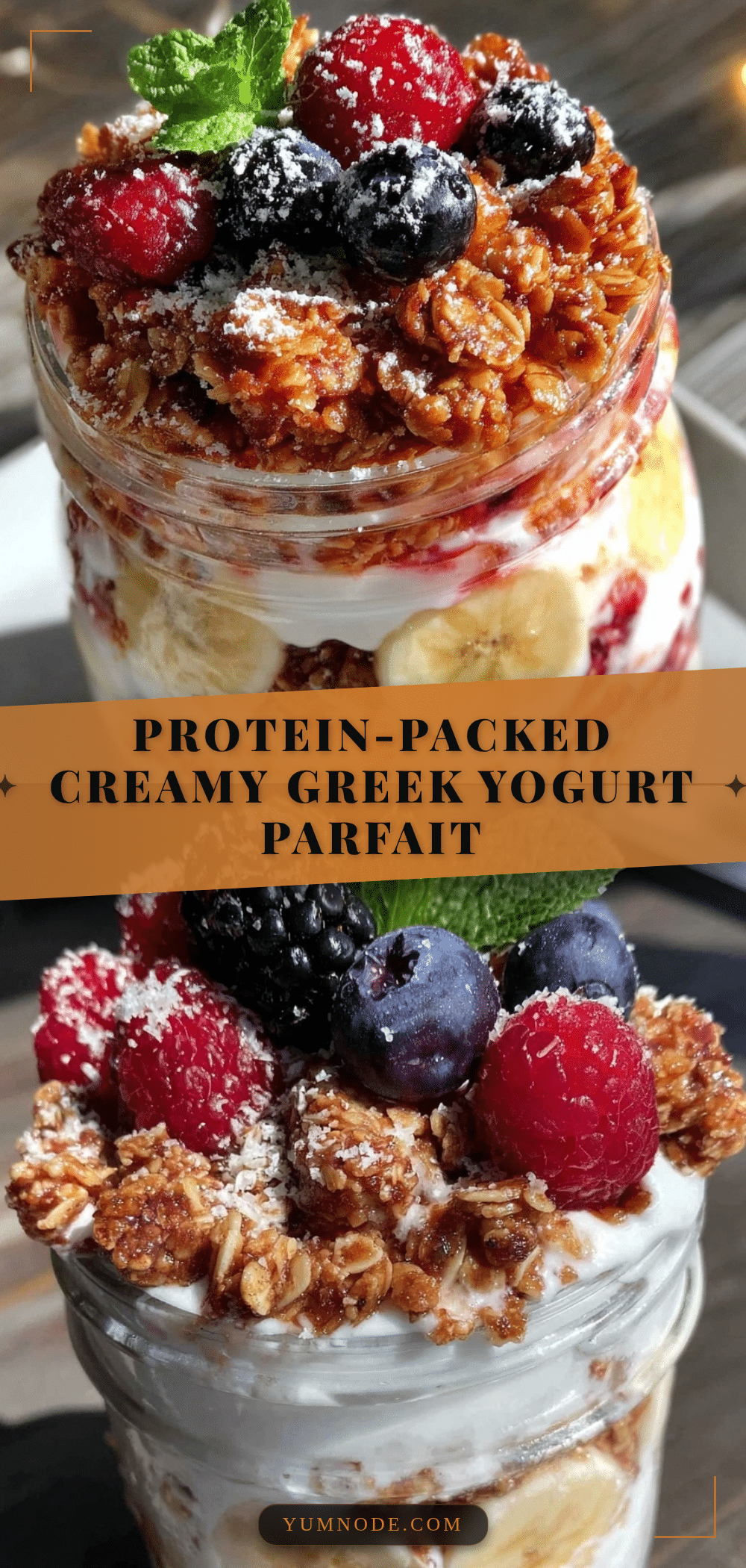 Healthy Protein-Packed Greek Yogurt Parfait recipe