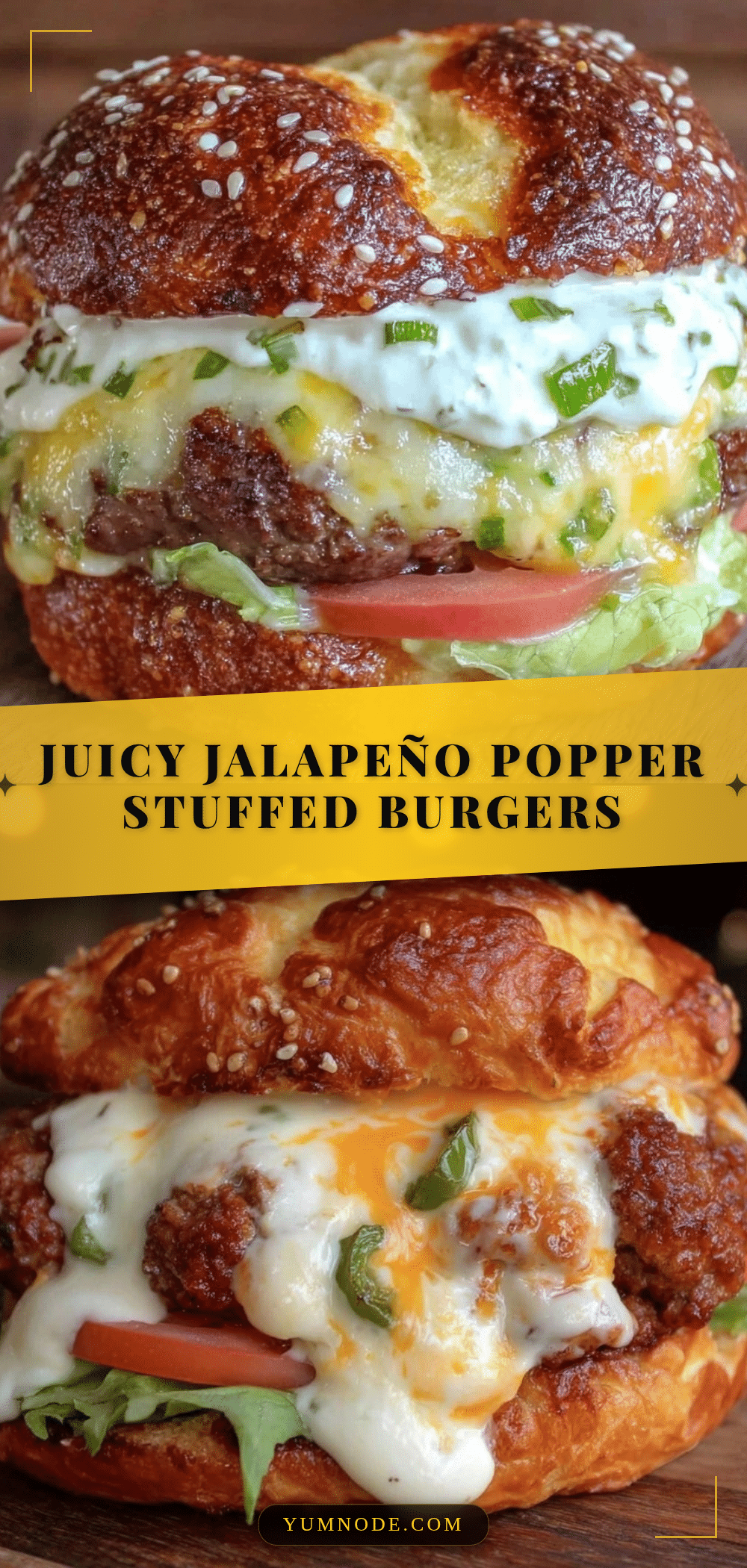 jalapeño popper stuffed burgers recipe
