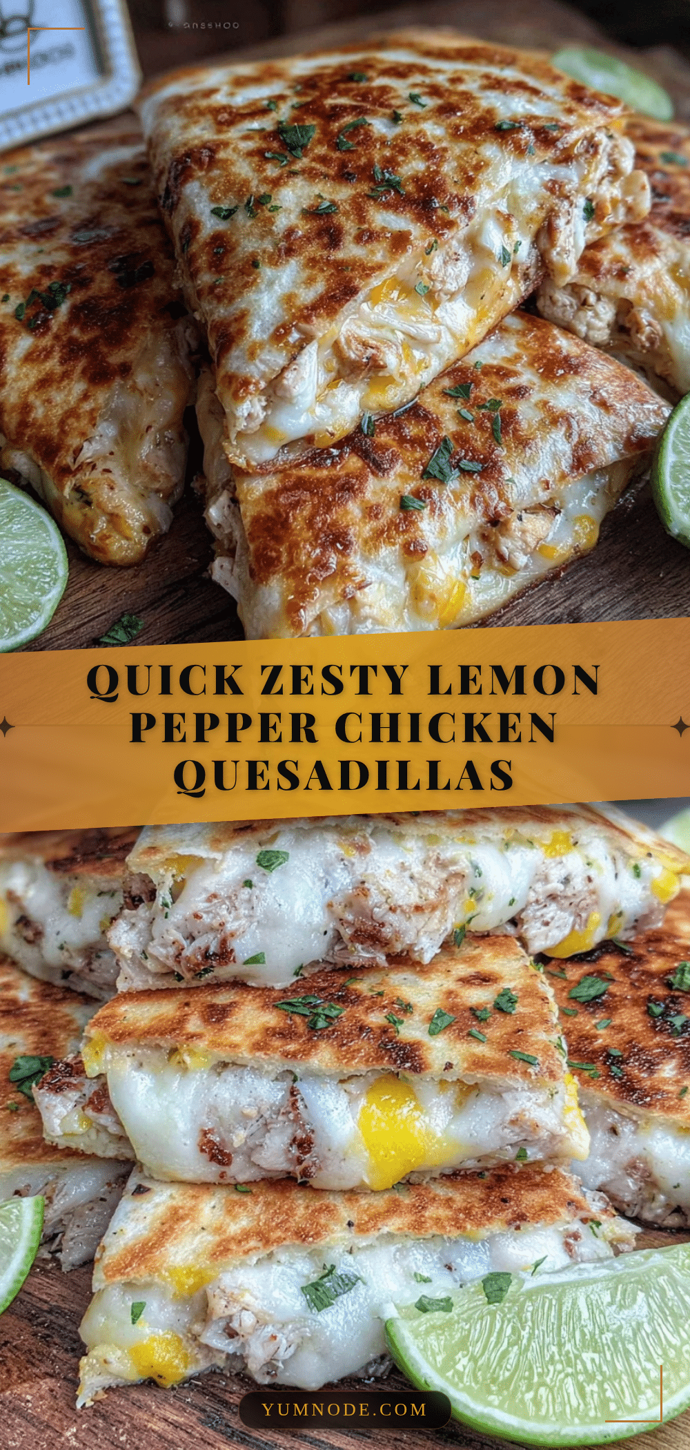 lemon pepper chicken quesadillas recipe