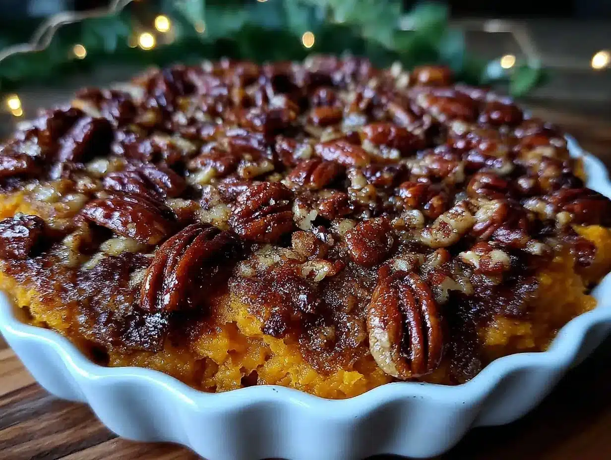 loaded sweet potato casserole preparation steps