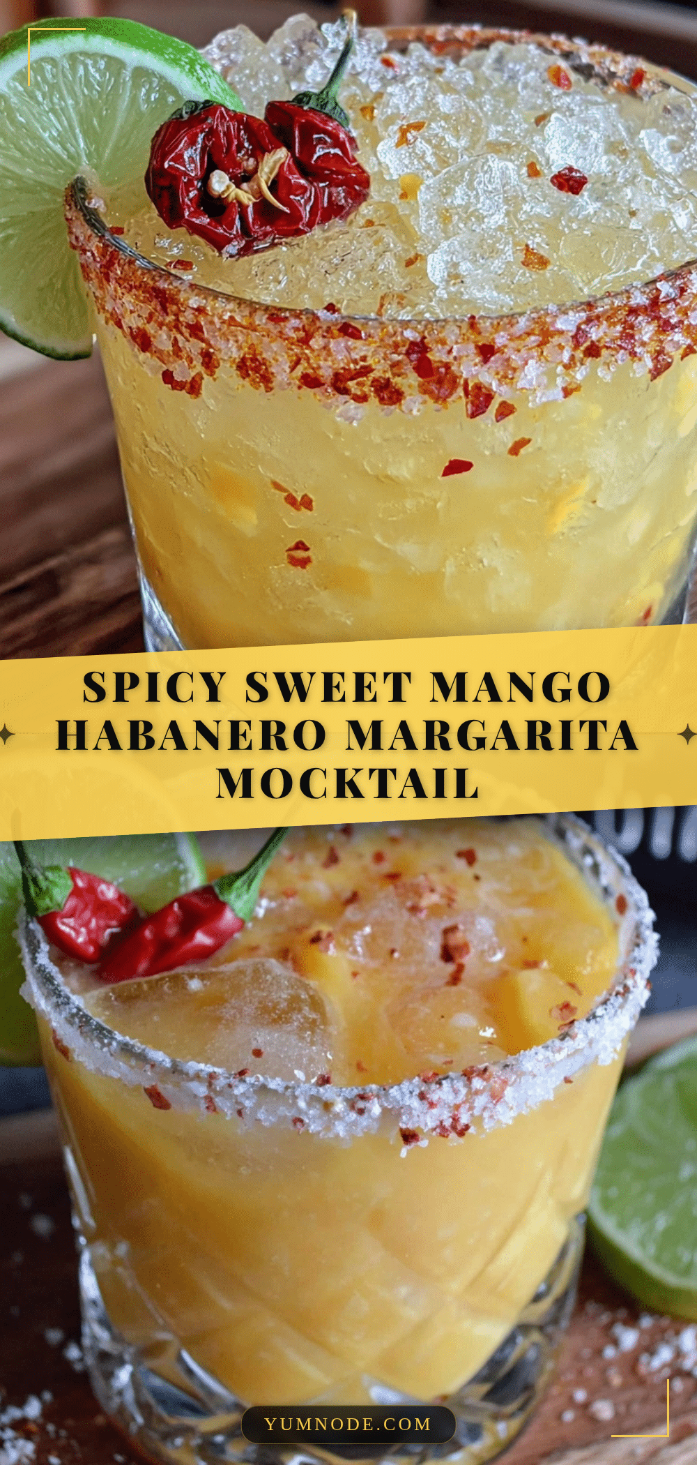 mango habanero margarita mocktail recipe
