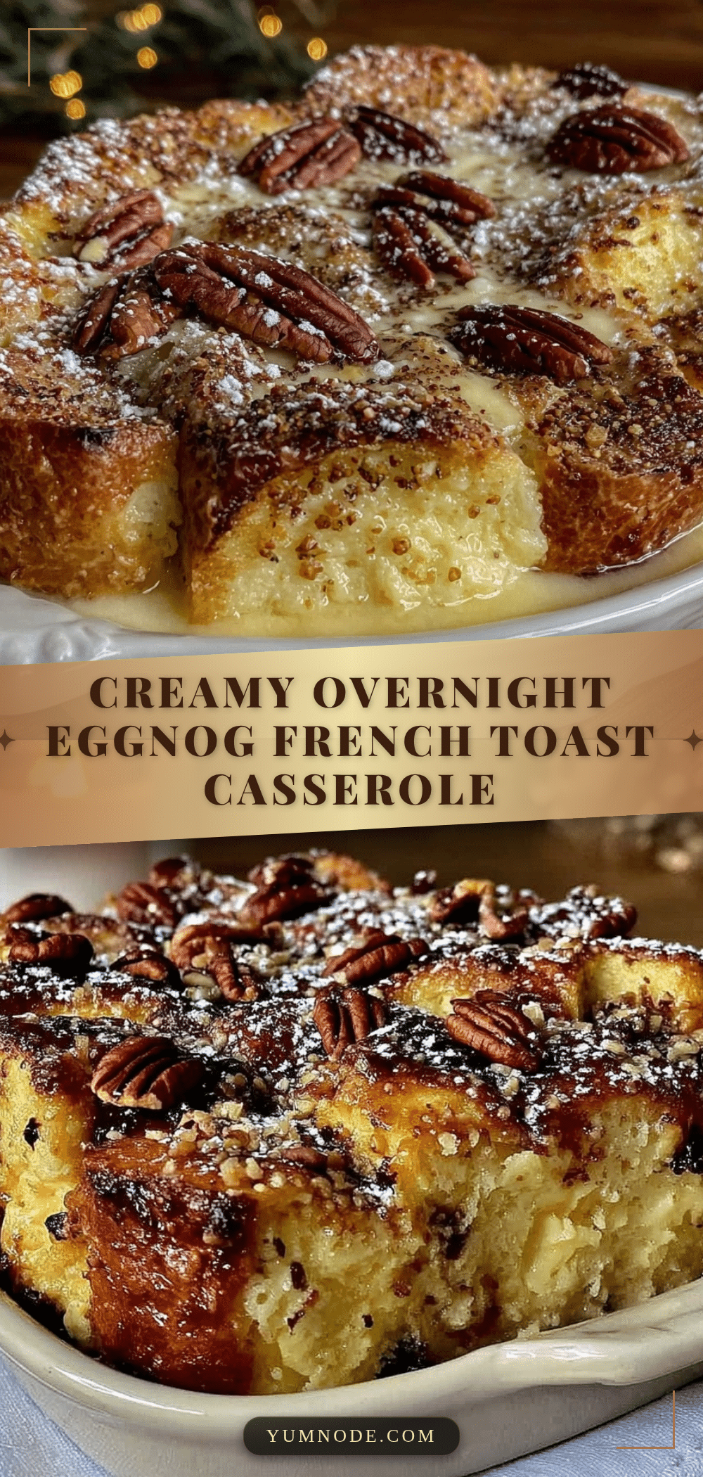 overnight eggnog french toast casserole recipe