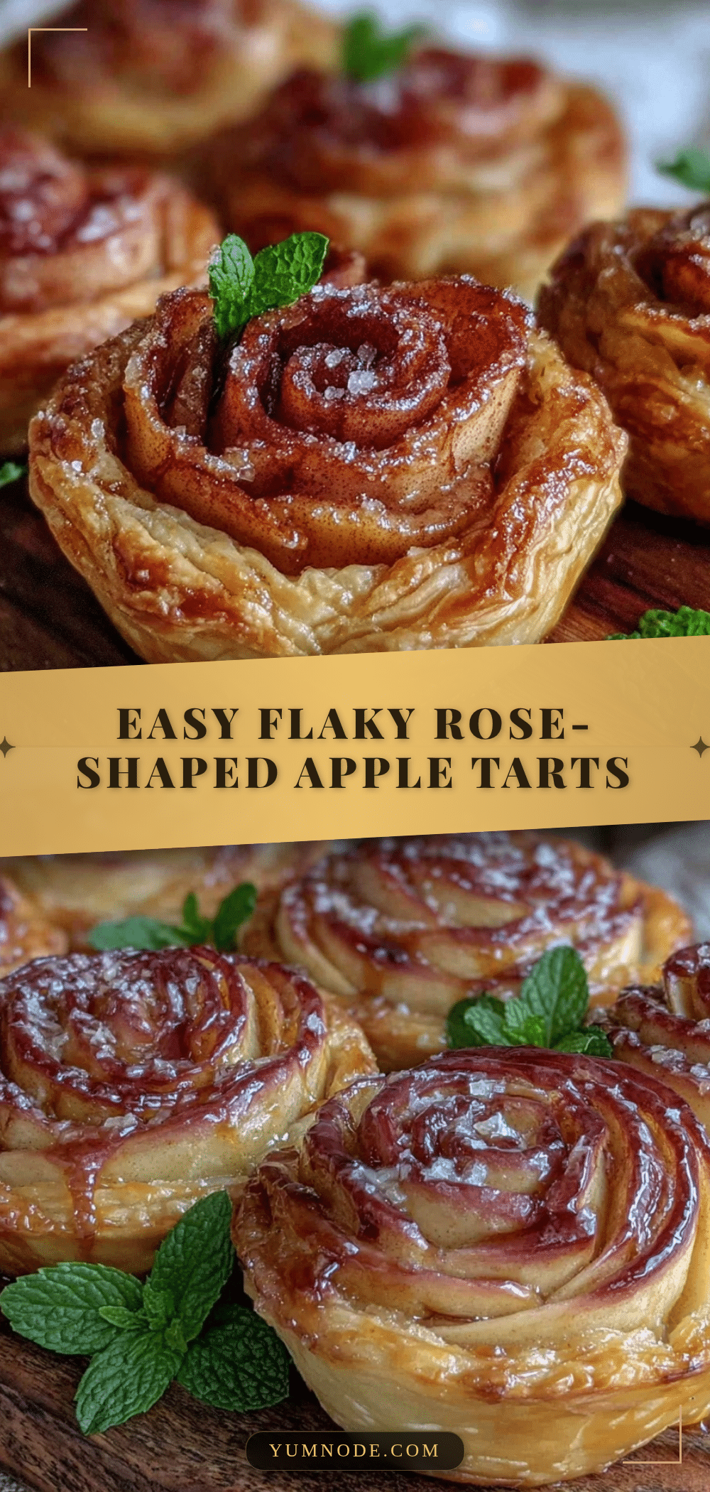 rose-shaped apple tarts recipe