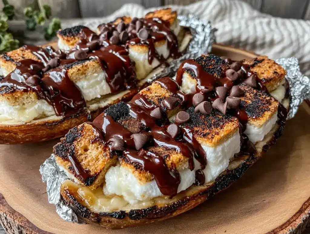 s’mores banana boats - featured image