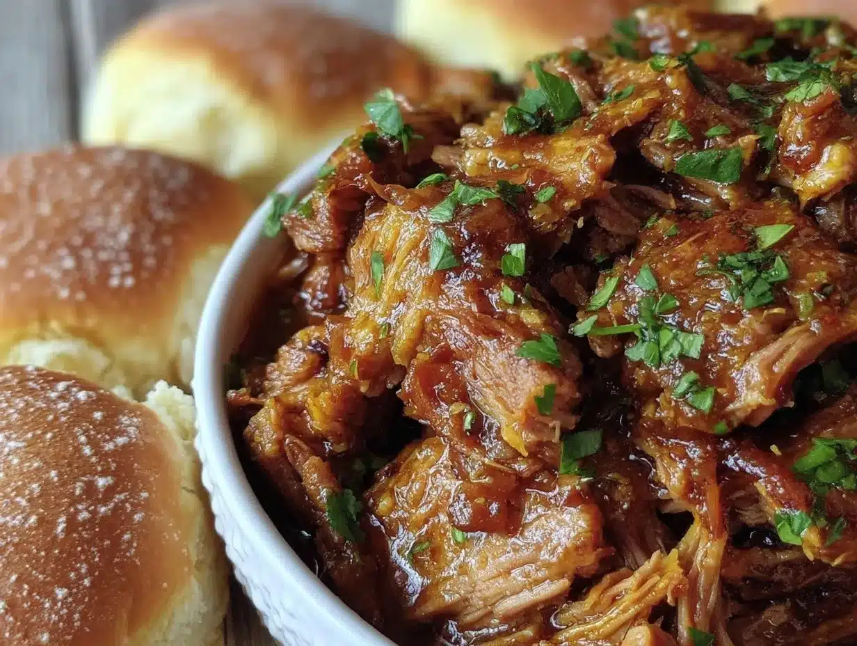 slow cooker apple cider pulled pork preparation steps
