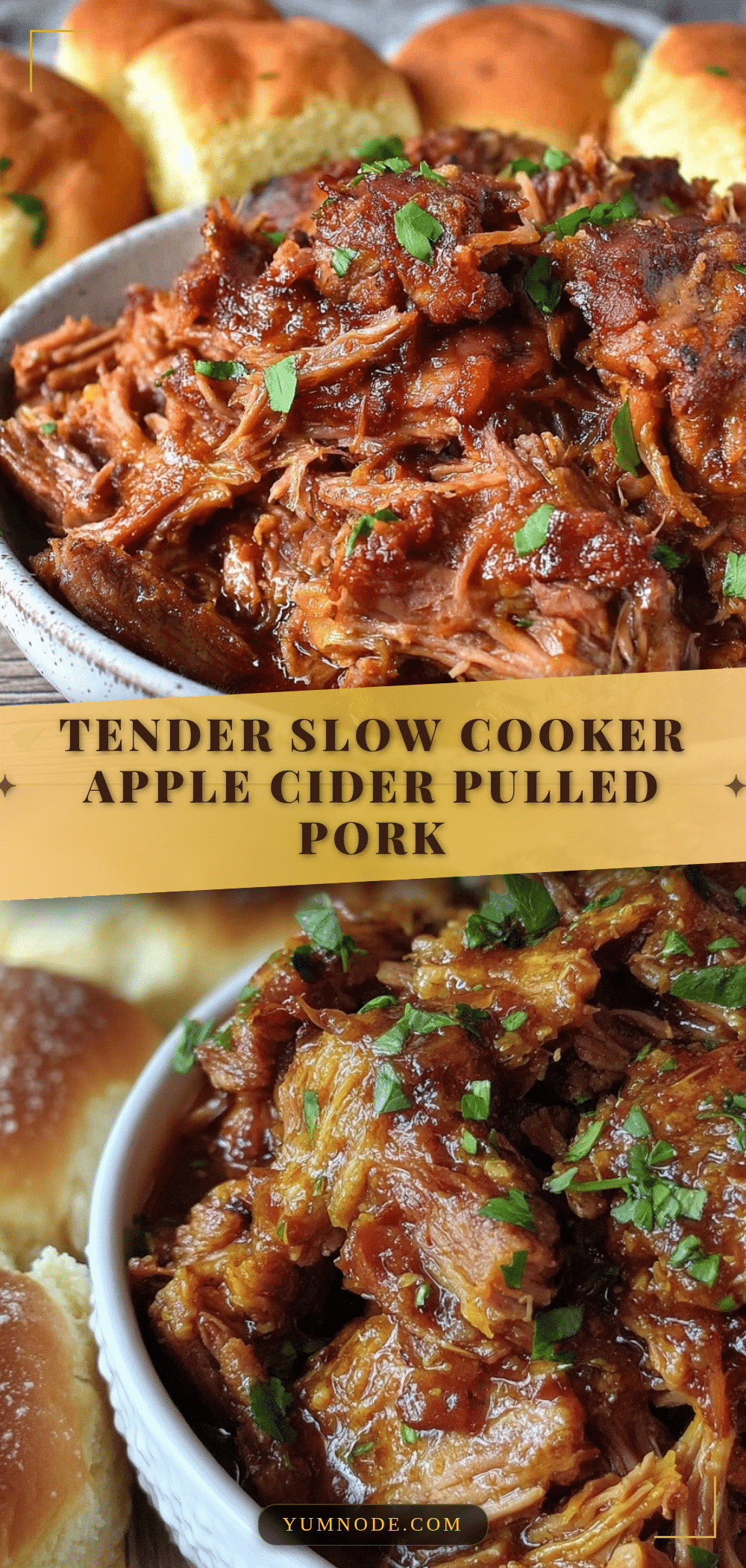 slow cooker apple cider pulled pork recipe