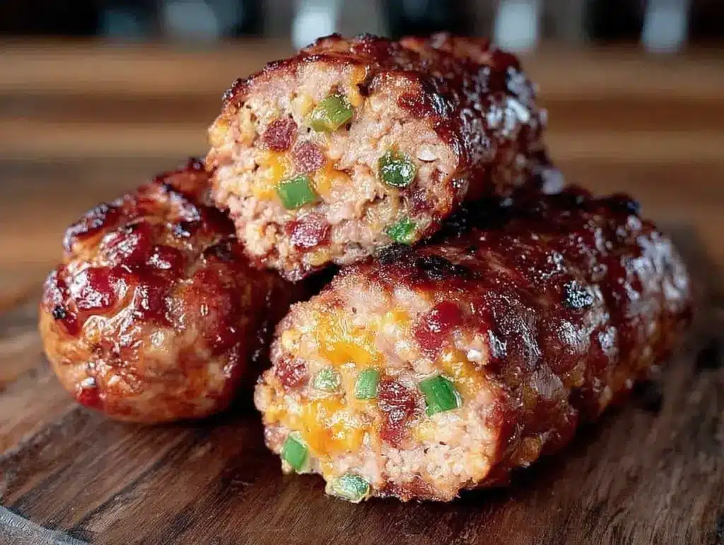smoked jalapeño cheddar sausages - featured image