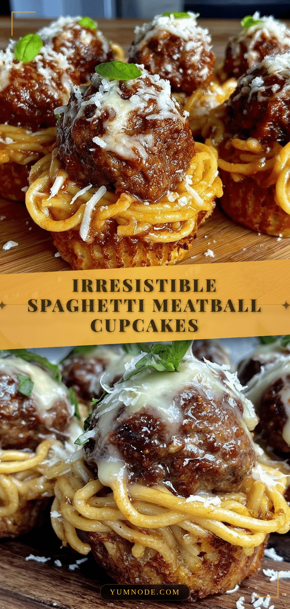 spaghetti and meatball cupcakes recipe