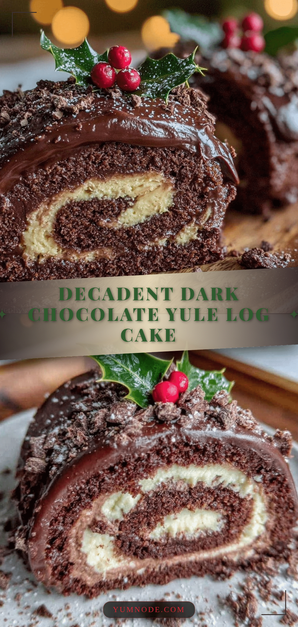 Yule log cake recipe recipe