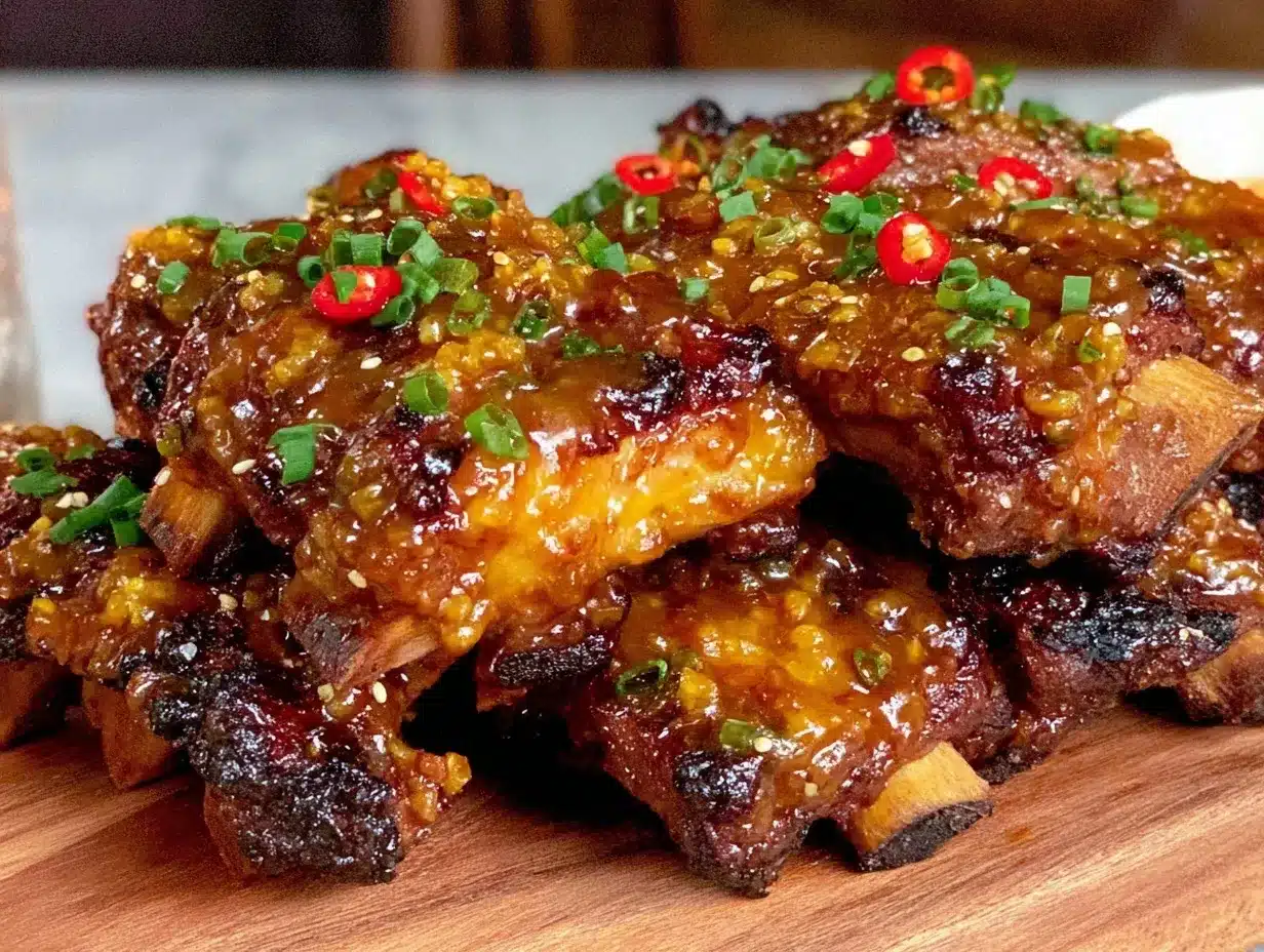 asian bbq pork ribs preparation steps