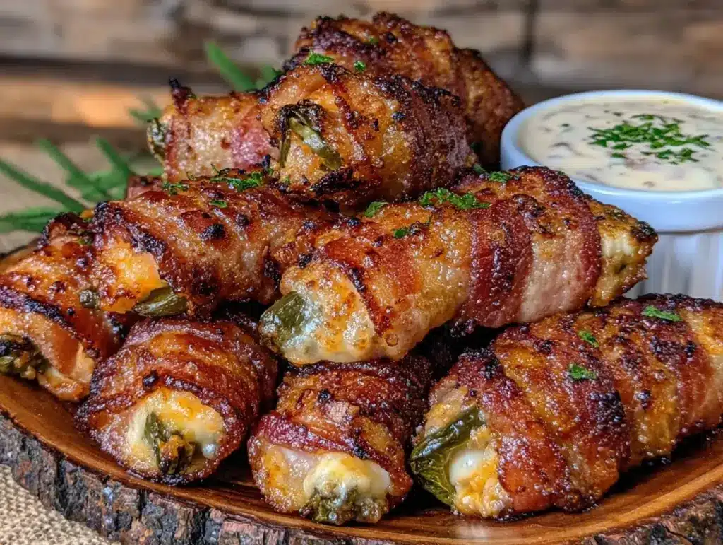 bacon-wrapped jalapeño poppers - featured image