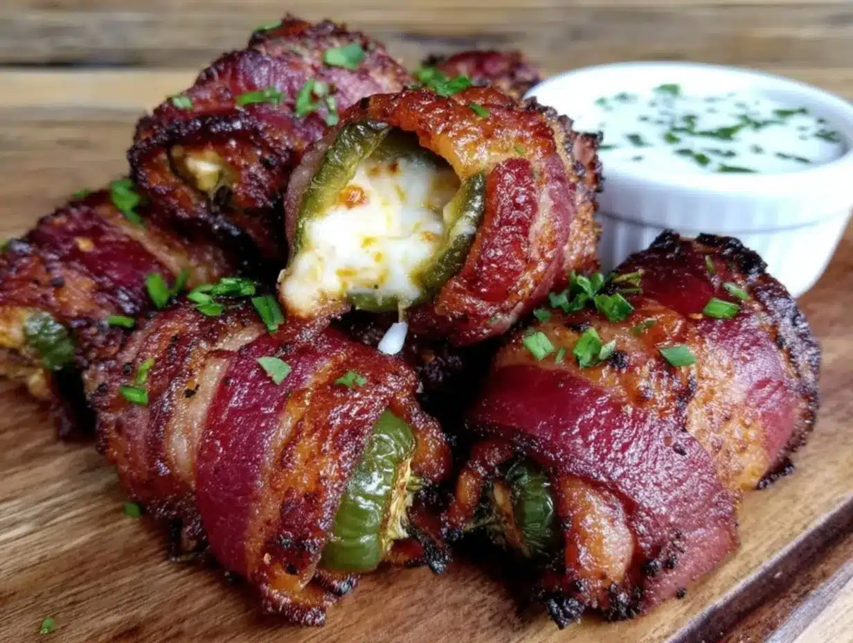 bacon-wrapped jalapeño poppers preparation steps