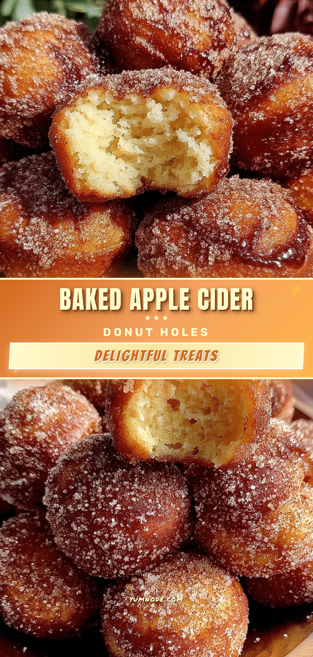 baked apple cider donut holes recipe