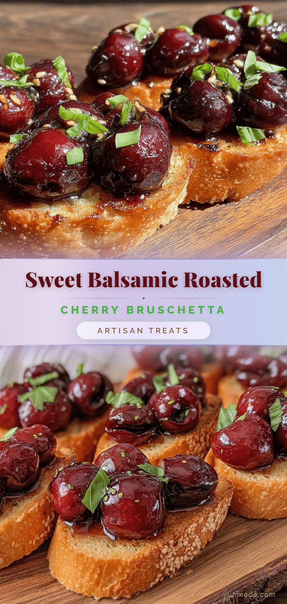 balsamic roasted cherry bruschetta recipe