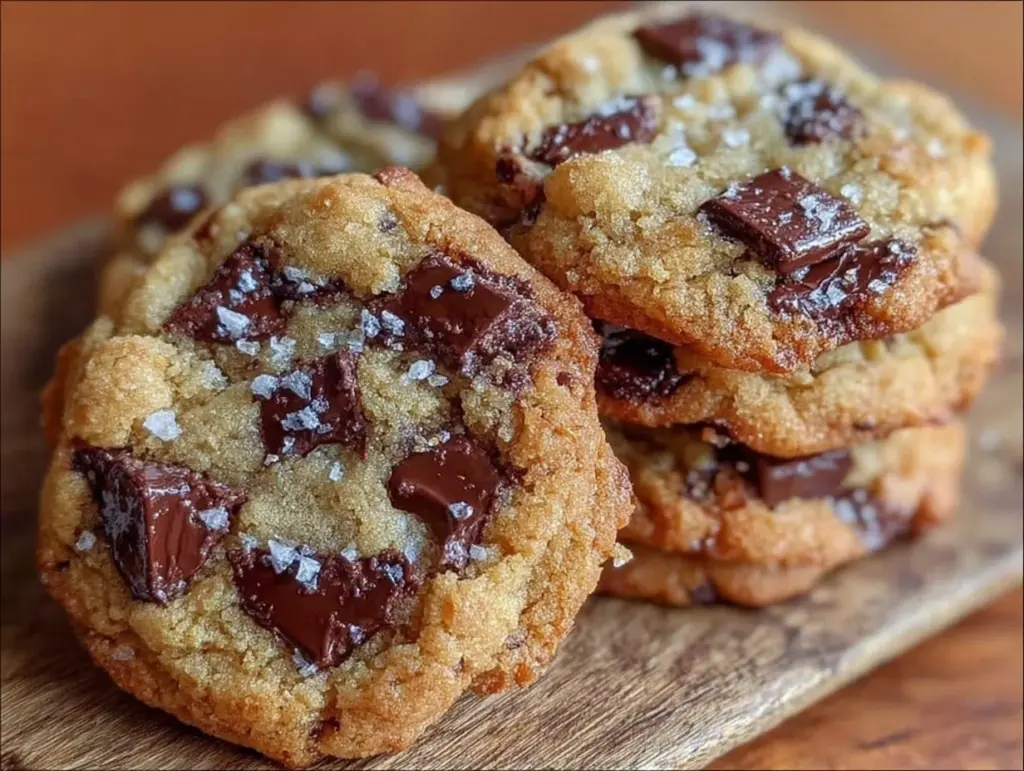 brown butter chocolate chip cookies - featured image
