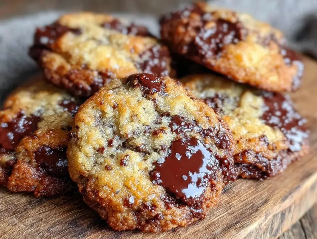 brown butter chocolate chip cookies - featured image