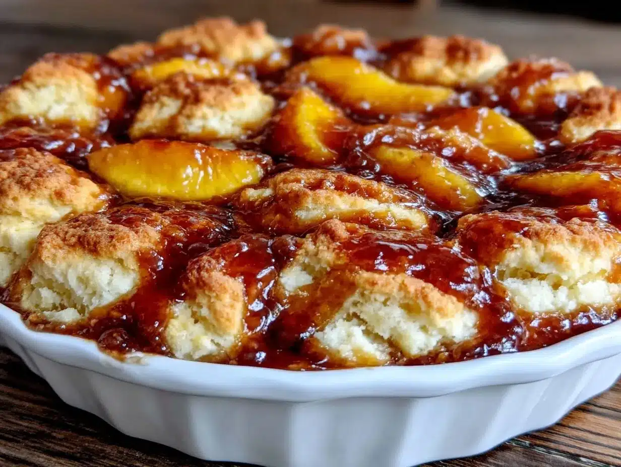 brown butter peach cobbler preparation steps