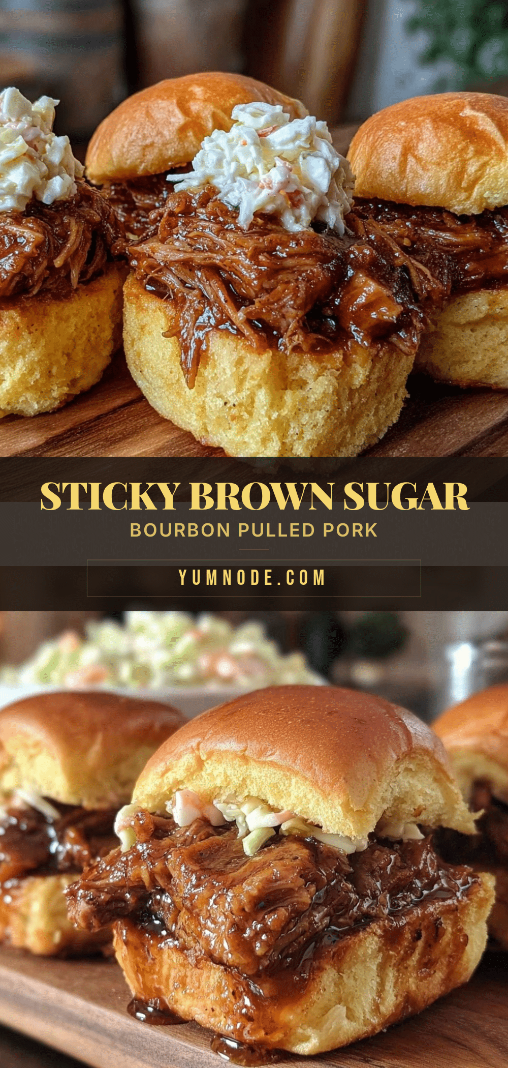 brown sugar bourbon pulled pork sliders recipe