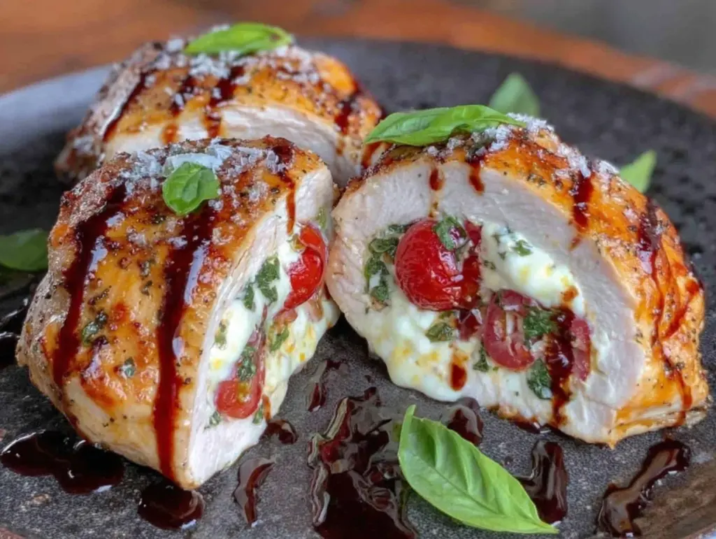 Caprese Stuffed Chicken Breast - featured image