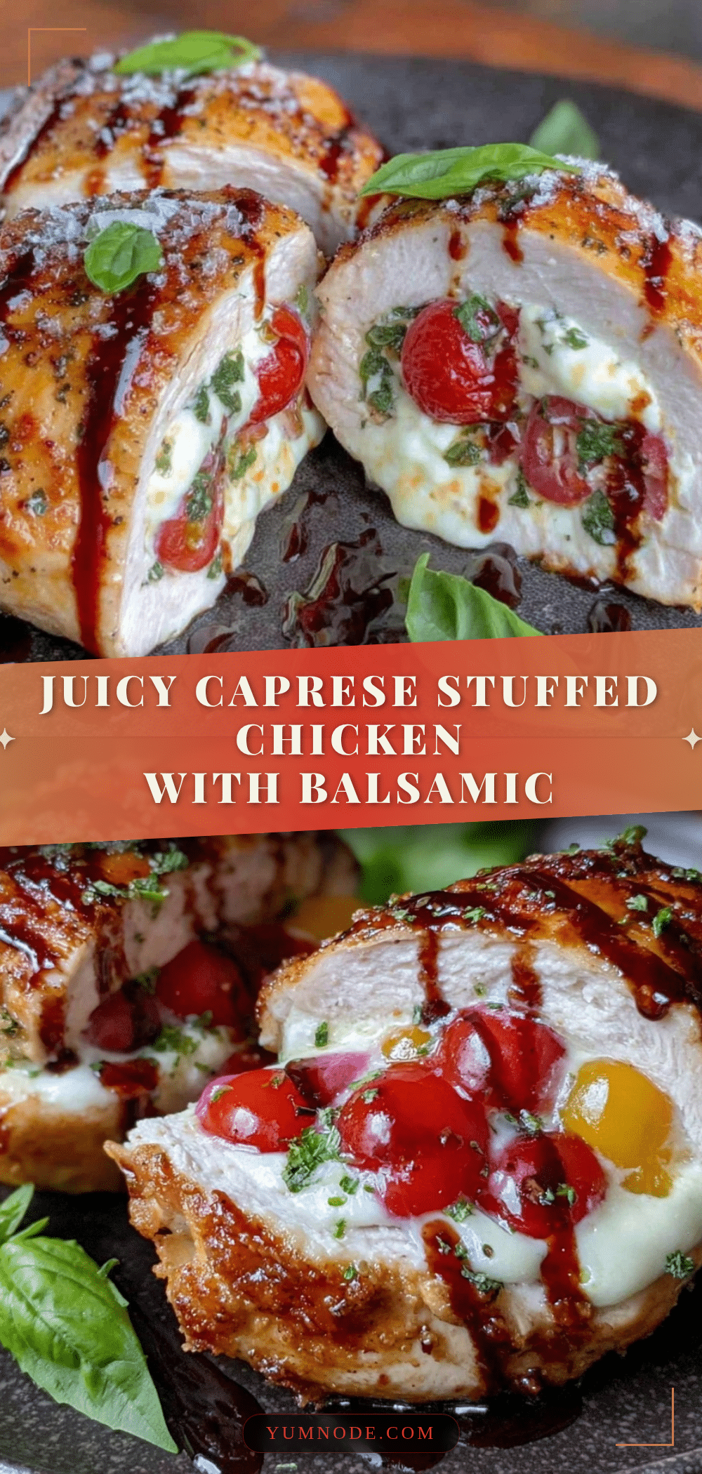 Caprese Stuffed Chicken Breast recipe