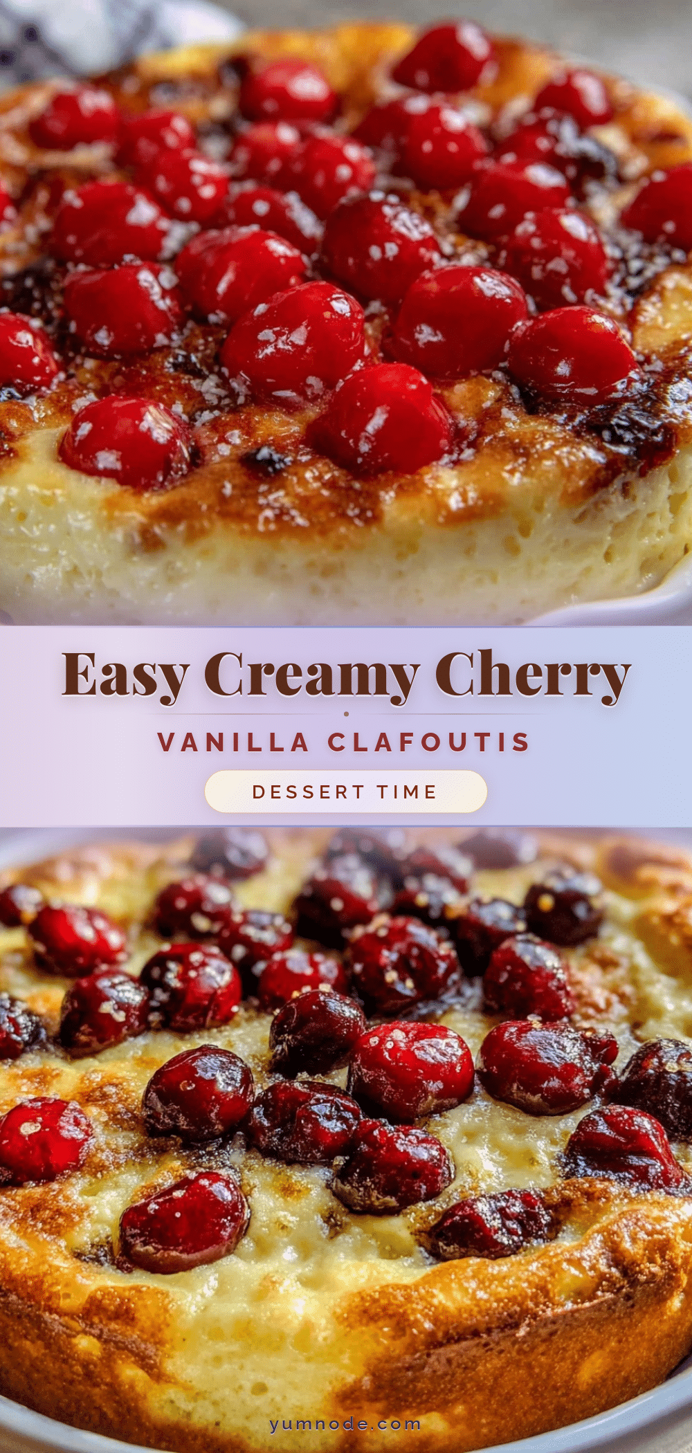 cherry vanilla bean clafoutis recipe
