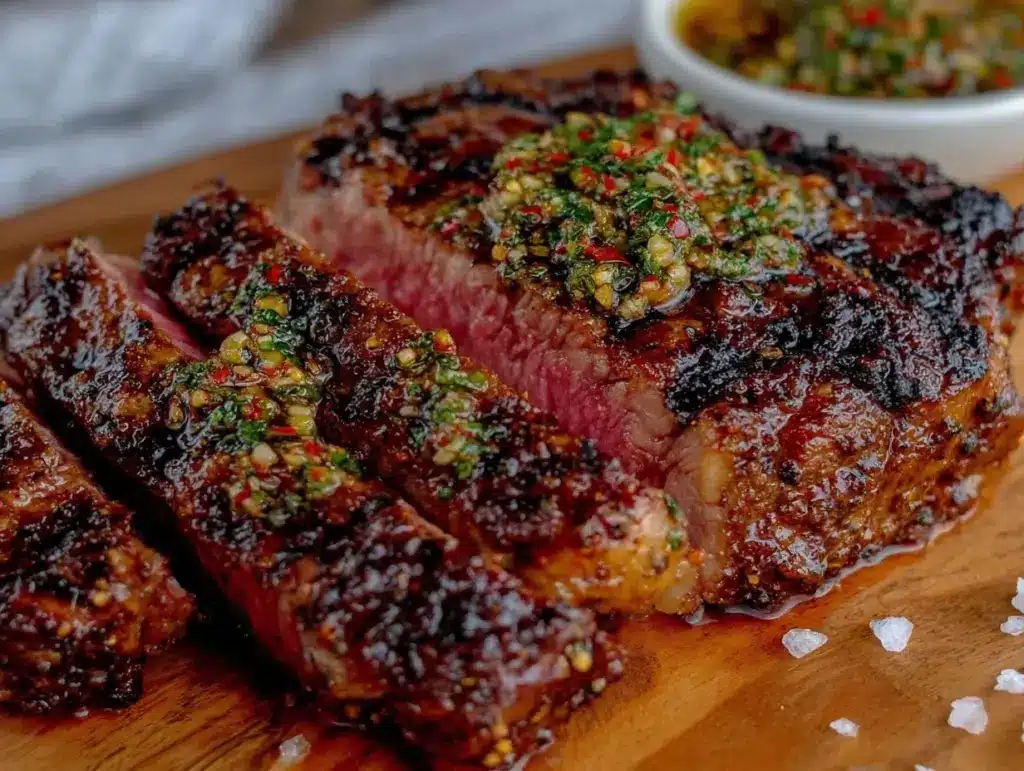 coffee-rubbed ribeye steak - featured image