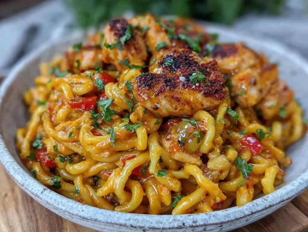 creamy one-pot cajun chicken pasta - featured image