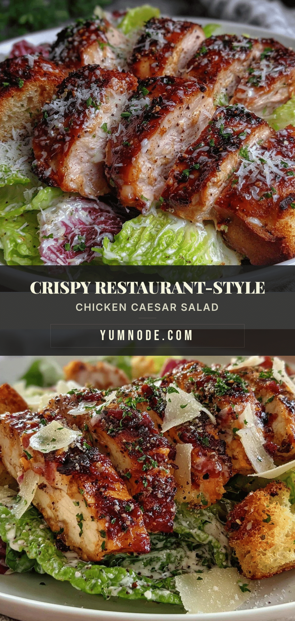 crispy chicken caesar salad recipe