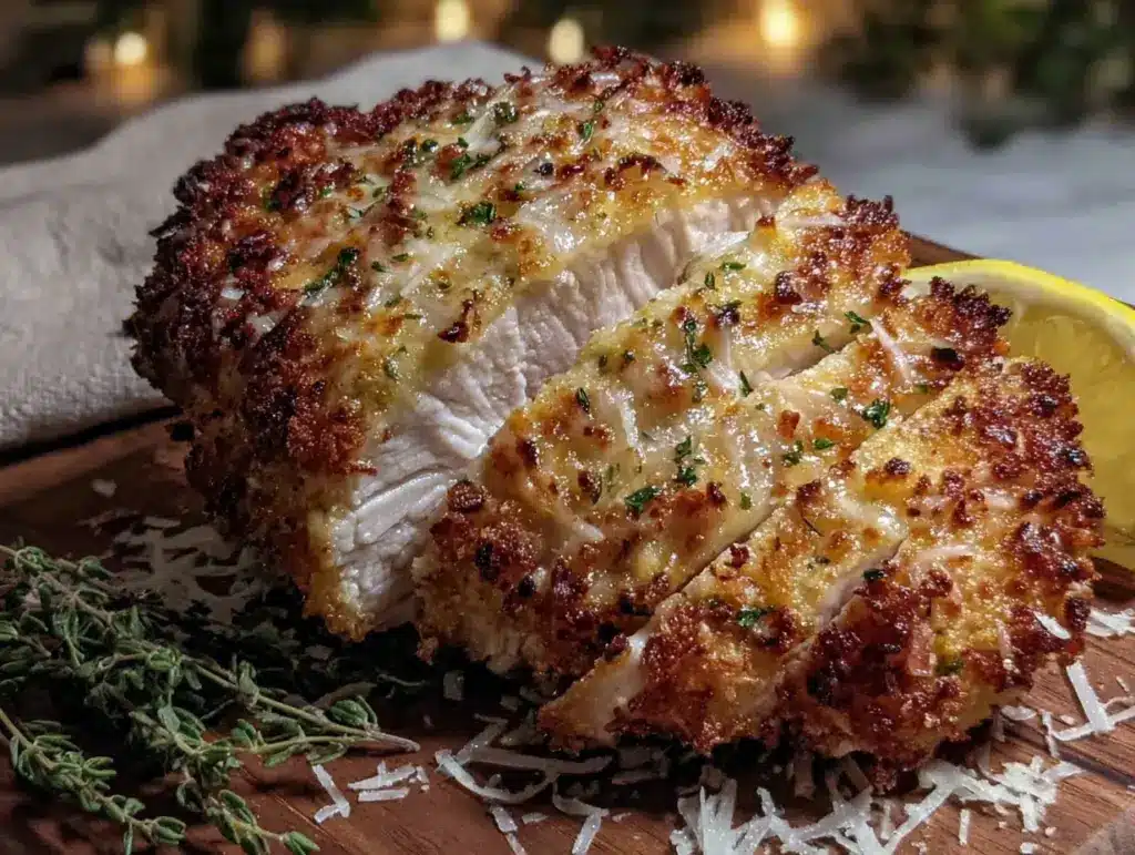 crispy Parmesan crusted chicken breast - featured image