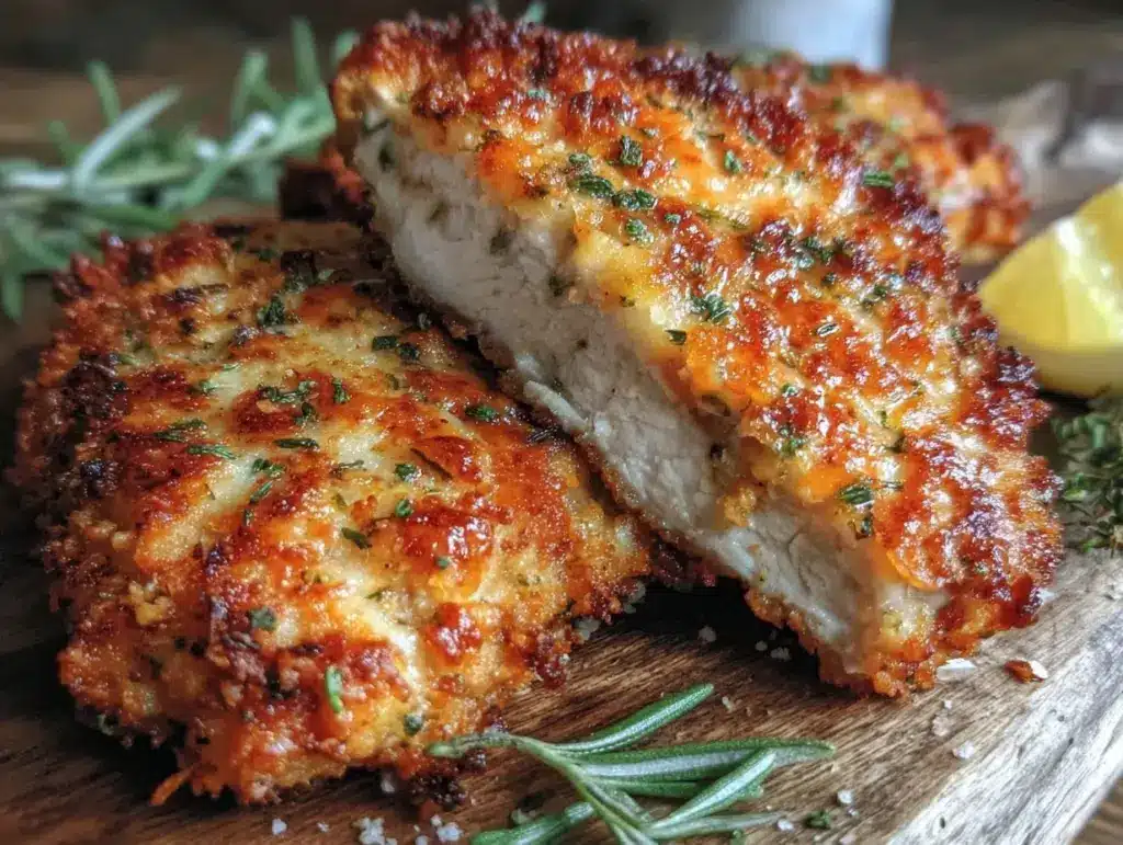 crispy Parmesan crusted chicken breast - featured image