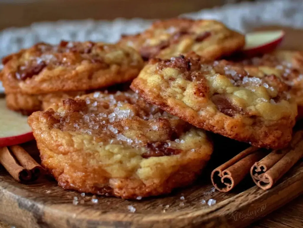 easy chewy apple cinnamon breakfast cookies - featured image