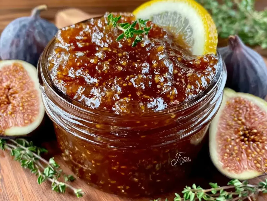 easy zesty fig jam - featured image