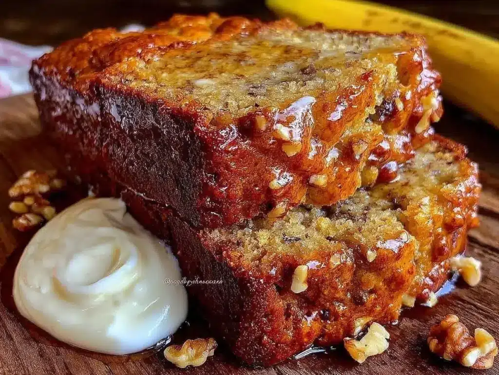 extra moist banana bread - featured image