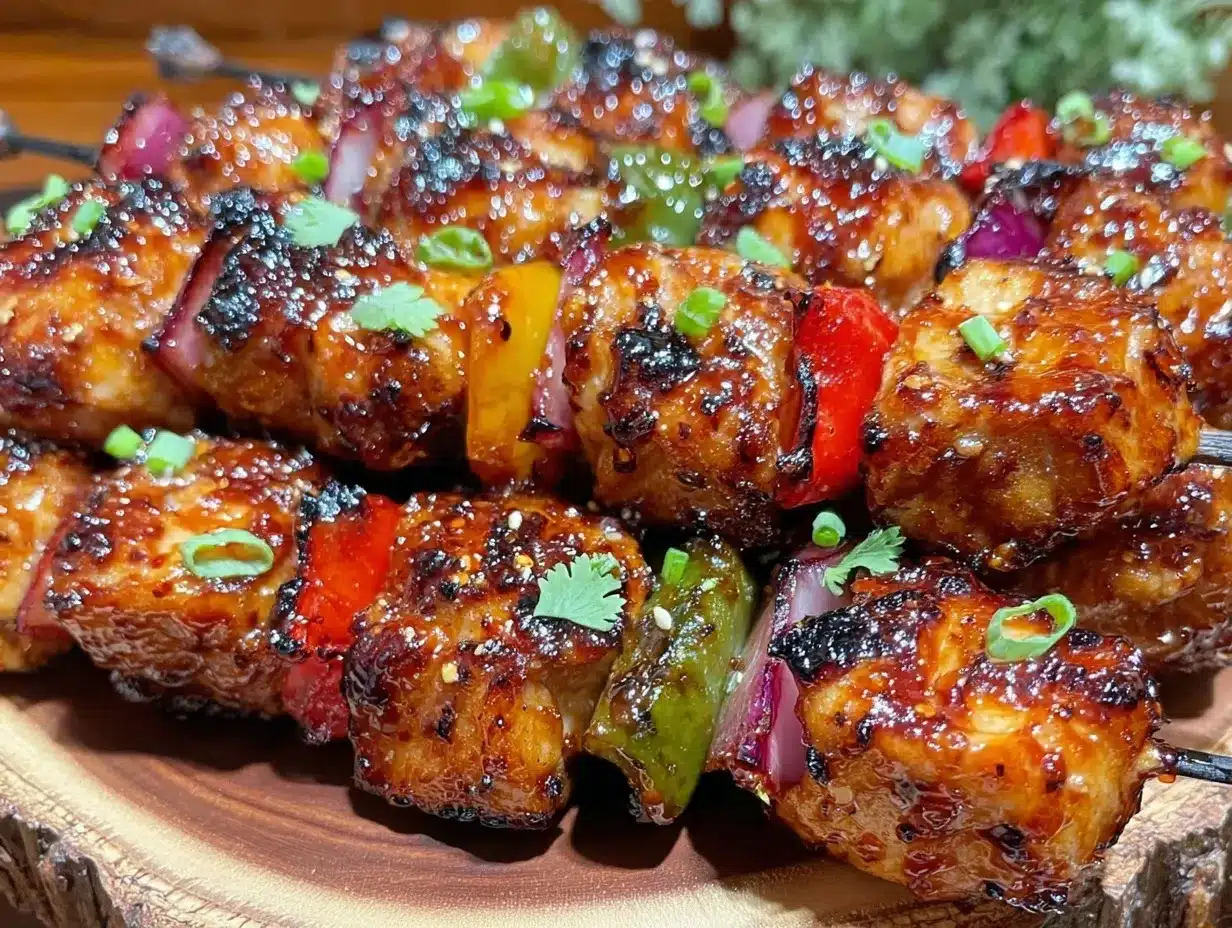 firecracker grilled chicken kabobs preparation steps