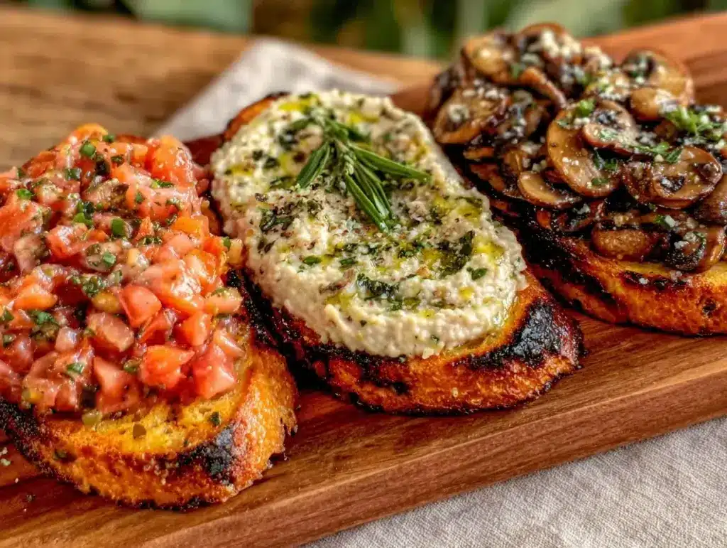 flavorful bruschetta bar - featured image